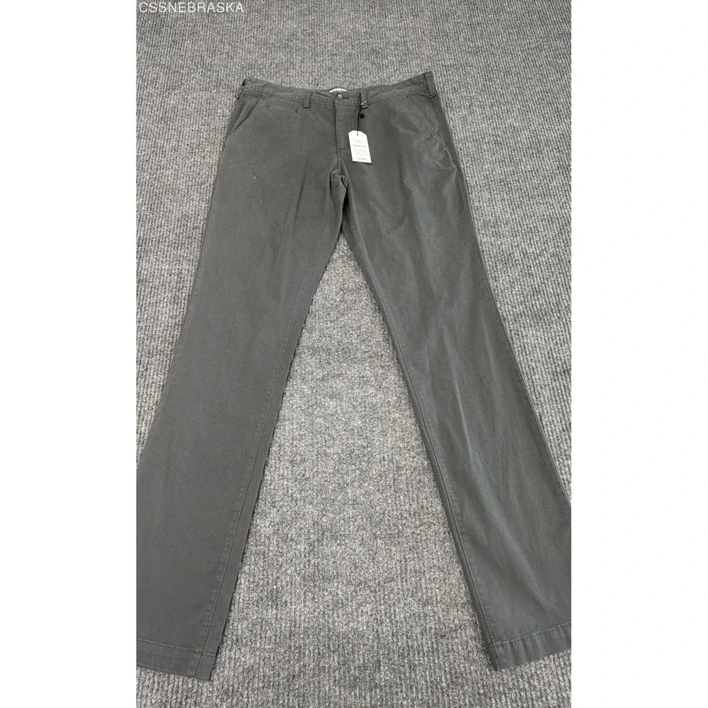 Express Gray Express Men's Pants Casual Dress Flat Front - Size 34x36